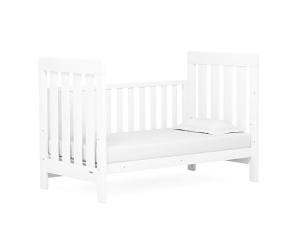 Boori Urbane Daintree Cot White   Mattress Bundle